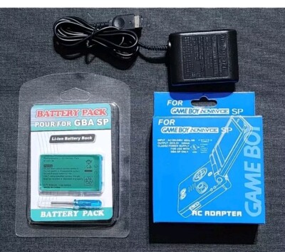 Replacement Battery and Charger For Nintendo Gameboy Advance SP With Tools 