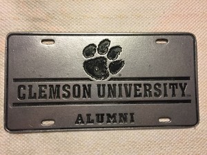 Details About Clemson University Alumni Tigers Pewter Car Tag License Plate