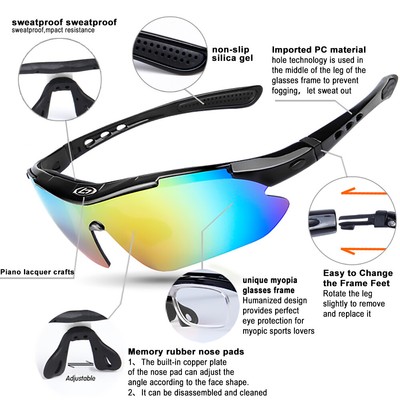 Cycling Glasses Myopia Men, Sport Sunglass Myopia