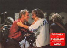Eric Burdon Autogramm signed A4 Kinoaushangbild "Comeback"