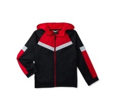 Athletic Works Boys Red  Black Track Jacket Size XS 4-5 NEW