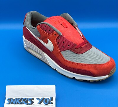 Nike Air Max 90 Premium Gym Red (DH4621-600) Sizes 11 and