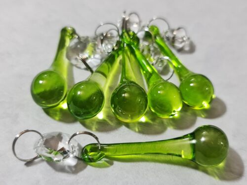 Orb Kronleuchter Licht Geschnitten Glas Kristalle Tröpfchen Perlen Lampe Licht Teile Hochzeit - Bild 42 von 79