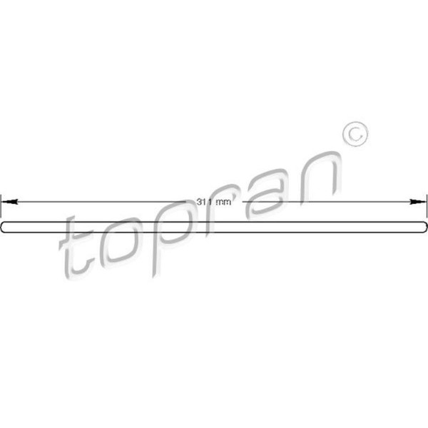 Topran ZentralausrüCker Kupplung FüR VW Golf II 1.6 1.8I Cat 1.8 100 073-image