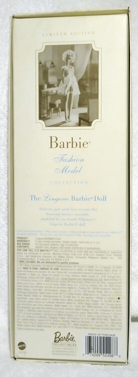 Barbie Doll Silk stone Lingerie Barbie #4 Blonde Bubble Cut Barbie Doll Silk stone Lingerie Barbie #4 Blonde Bubble Cut