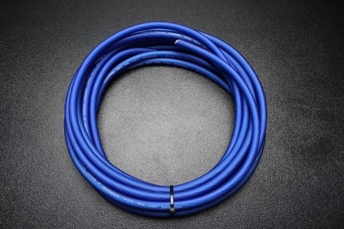 4 GAUGE WIRE 10FT BLUE 10 FT BLACK SUPERFLEX 10PCS COPPER 5/16 RING HEATSHRINK - Picture 3 of 6