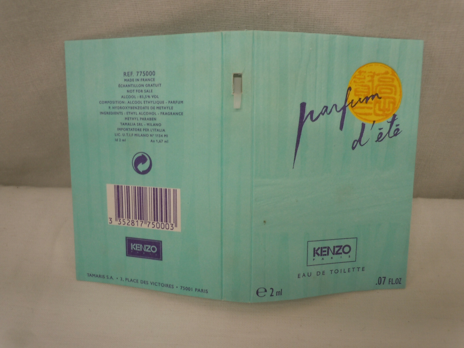 aqua kenzo composition