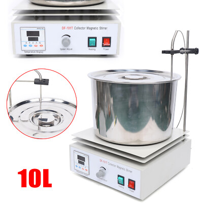 Magnetic Stirrer With Heating Plate Digital Hotplate Magnetic Stir Machine 10L