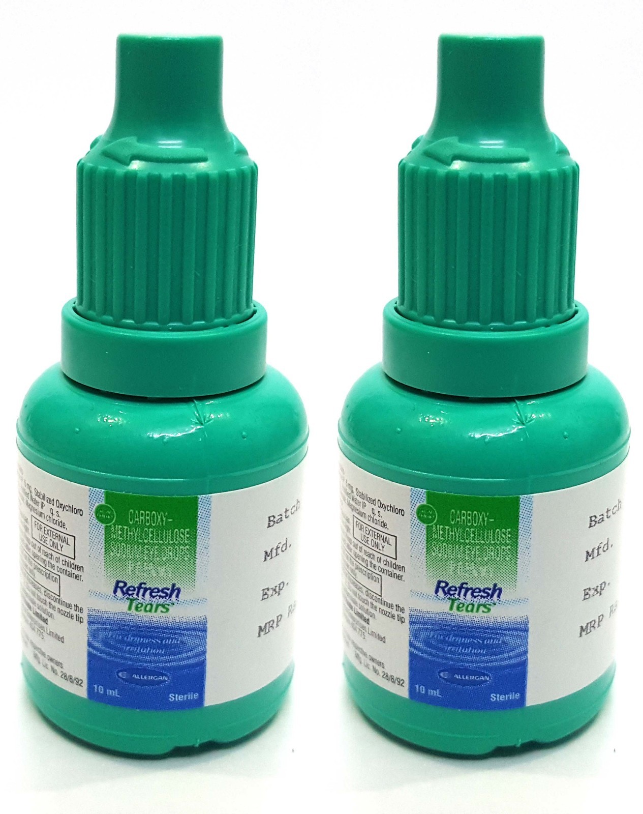 2 x Refresh Tears lubricante gota para ojos con envío gratuito