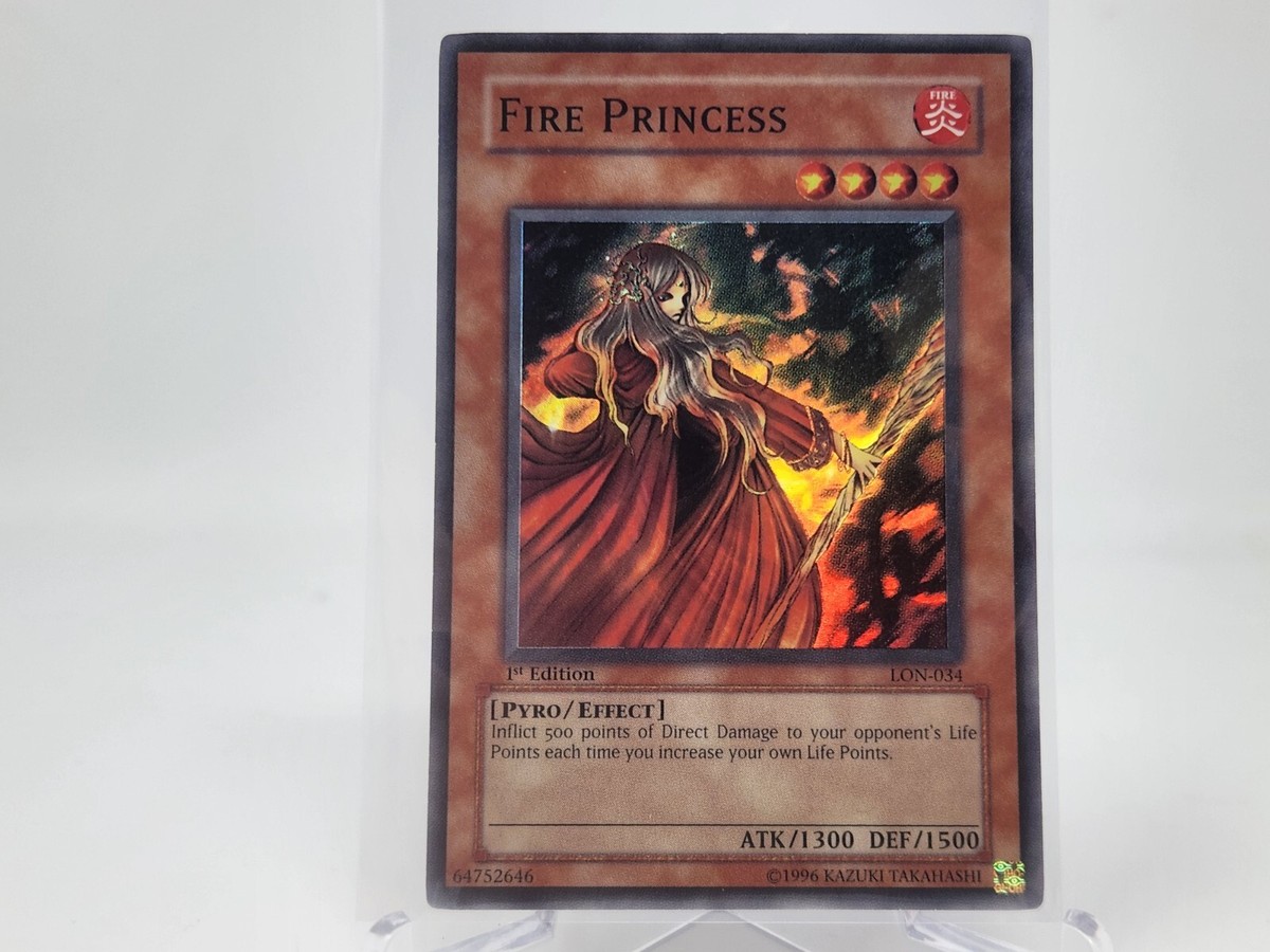 fire princess yugioh deck Amazon.com: Yu-Gi-Oh! - Fire Princess (LON-034) - Labyrinth of Nightmare -  1st Edition