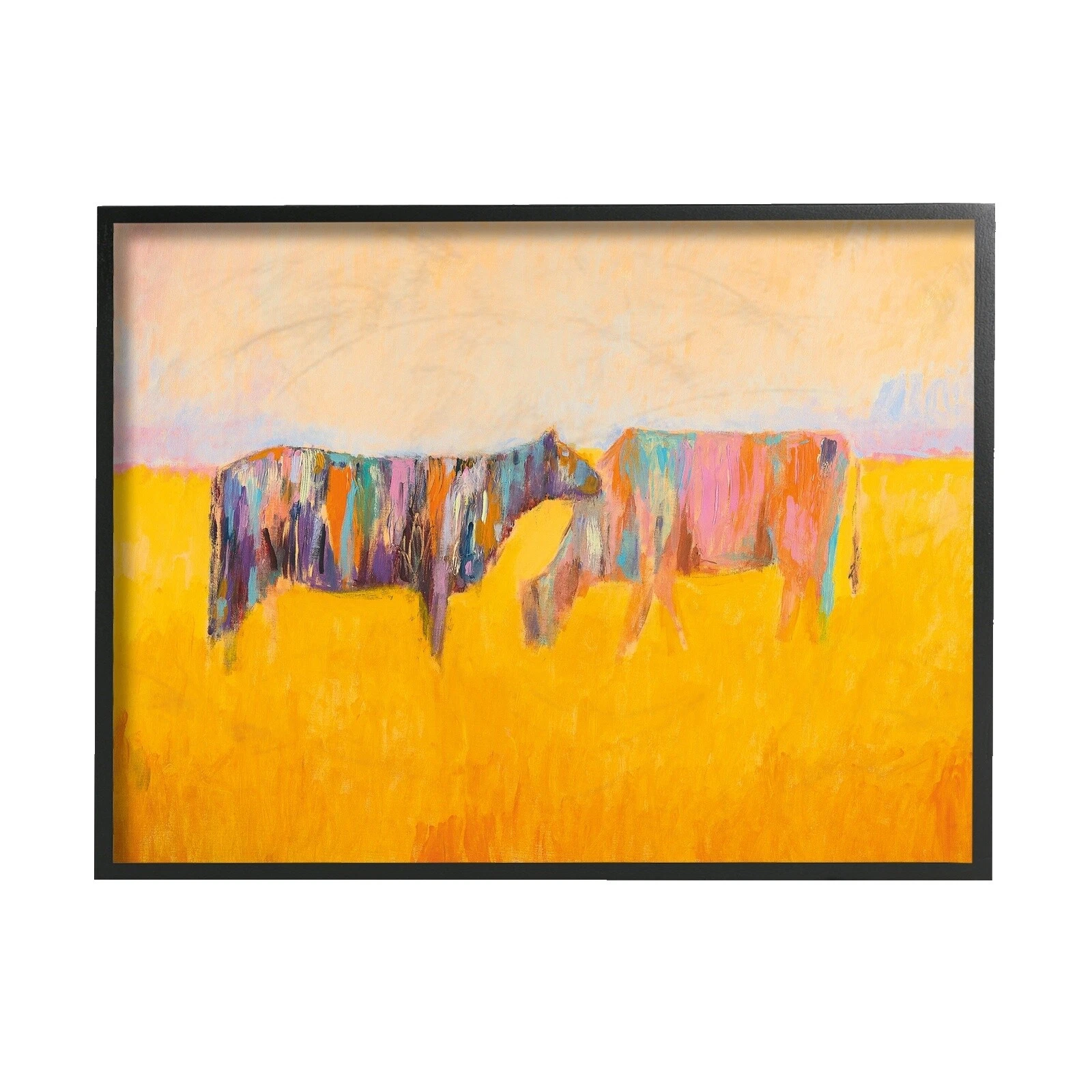 Абстракция в рамке домашний декор жикле и гравюры Iris