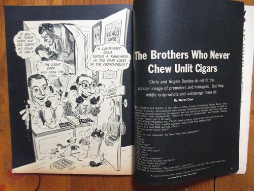 Wint-1963 Inside Boxing Mag(JACK DEMPSEY/ANGELO DUNDEE/CHRIS DUNDEE/CASSIUS CLAY - 画像8/12
