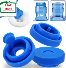3x Gallon Water Jug Cap Reusable，Food Grade Silicone Replacement Gallon Cap
