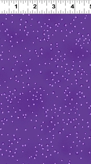 Laurel Burch Basics Droplet Purple Tone-on-tone Fabric By the FQ - 1/4 YD - Image 2 of 4