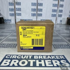 Square D QOB3901021 90 Amp 240V 3 Pole Circuit Breaker(Ship Same Day) New In Box
