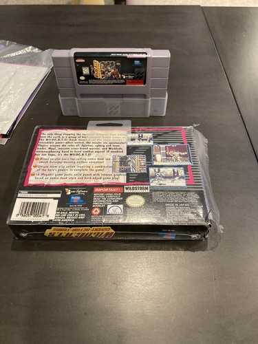 Jim Lee’s Wildcats Super Nintendo (SNES) - Picture 23 of 24