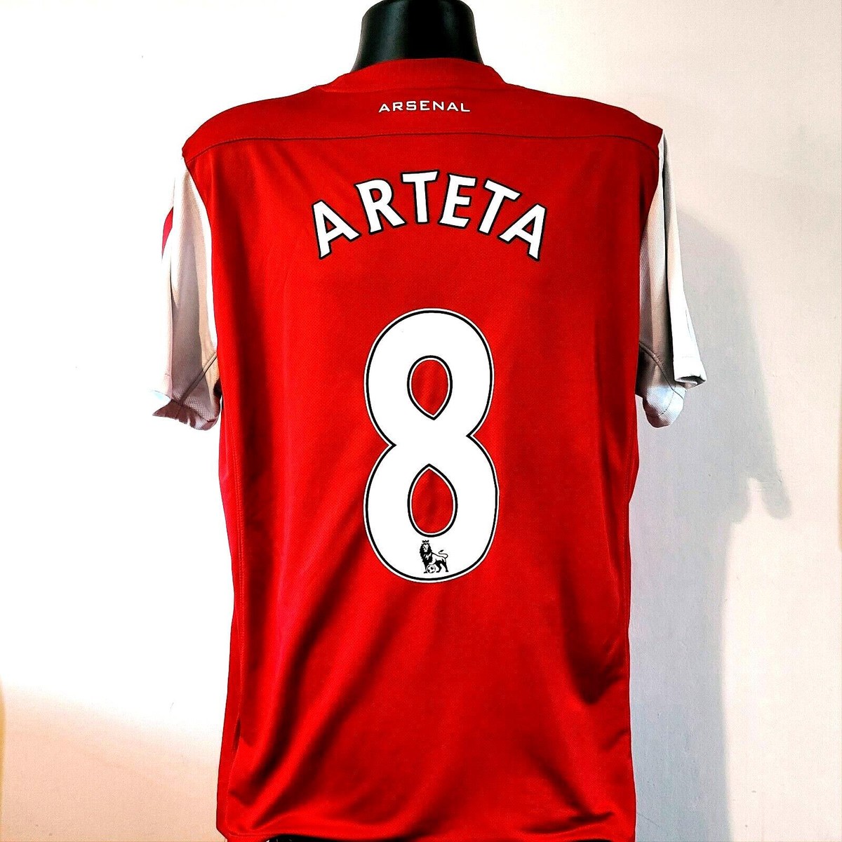 ARTETA 8 Arsenal Shirt - XL - 2011/2012 - Nike Home Jersey | eBay UK
