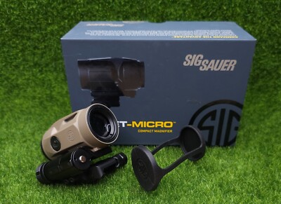 SIG SAUER Juliet3 MICRO TAN 実物 Sig Sauer #SOJ3M011 JULIET3-MICRO 3x Magnifier, 3x22mm, Push