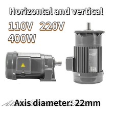 22mm High-Quality 400W Electric Gear Motor Speed Reduction Single Phase