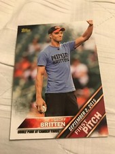 2016 Topps Series 2 Geoff Britten First Pitch # FP-14 Baltimore Orioles