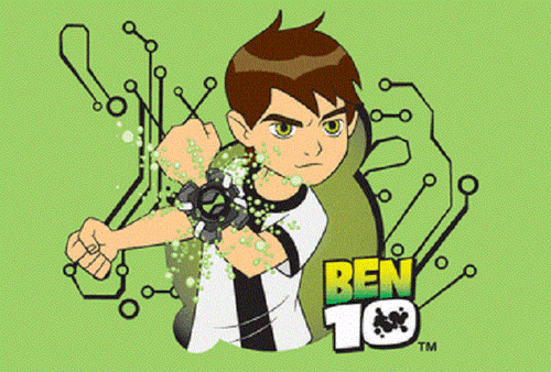 Ben 10 Green KIDS FLOOR RUG 100 x 150 cm