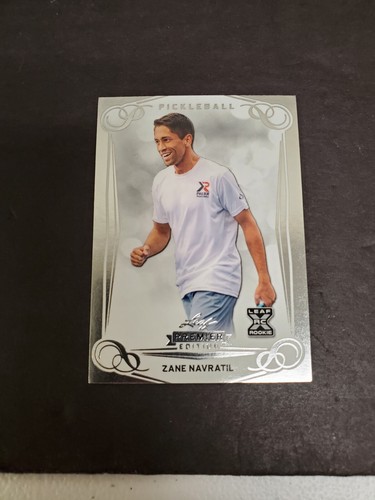 2023 ZANE NAVRATIL Leaf Pickleball Premier Edition Silver Foil #41 RC - Picture 3 of 12