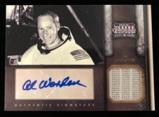 AL WORDEN APOLLO 15 CMP 2012 PANINI ASTRONAUT SIGNATURE AUTO & SWATCH RELIC CARD