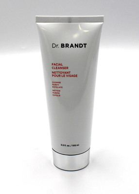 DR. BRANDT Facial Cleanser Cleanse Purify Exfoliate 3.5fl oz /105ml New/Sealed!