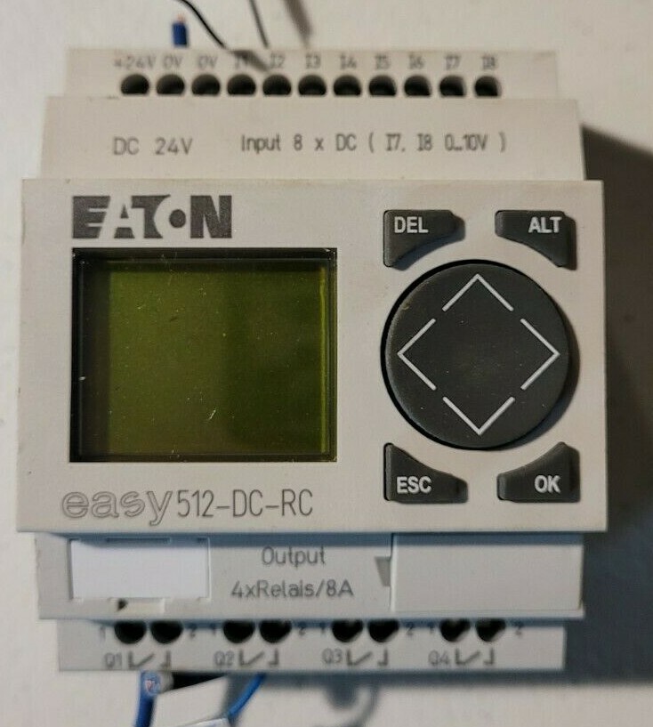 Relais Programmable Moeller EASY512-AC-RC - 100-240VAC, 8 Entrées, 4 Sorties - Neuf