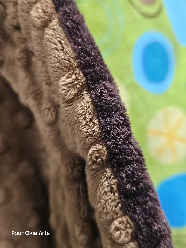 拼布薄毛毯带刺绣婴儿和儿童婴儿床虫昆虫花园 — 第 4/4 张图片