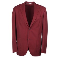 Boglioli Burgundy Garment Washed Wool 'K Jacket' Sport Coat 36R Eu 46 NWT