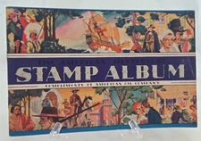 AMERICAN OIL CO. HISTORICAL STAMP ALBUM Maine to Florida COMPLETE Amoco 1937