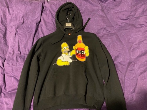 FELPA con cappuccio - THE SIMPSONS - ORIGINALE - NERO - TAGLIA. XL - NUOVA  | eBay