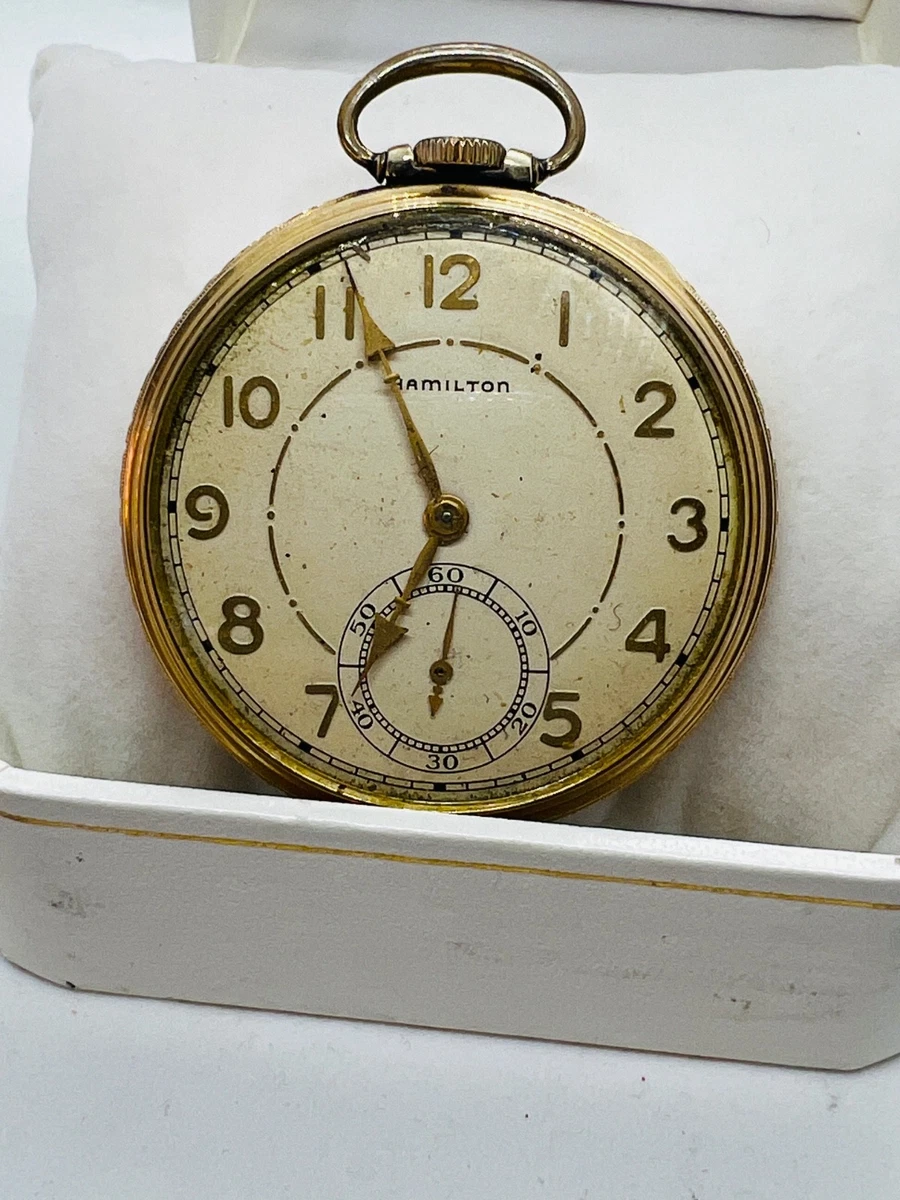 Hamilton 10 Pocket Watch Pocket Watch Pocket Watches with Vintage