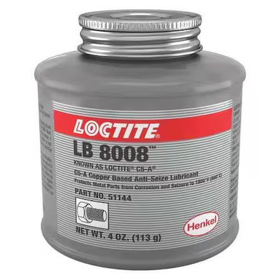 Loctite 234259 Anti-Seize, General Purpose, Brush-Top Can, 4 Oz, Copper Base,