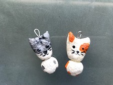 KITTY CAT Voodoo Doll Keychain Pendant (2 PC)