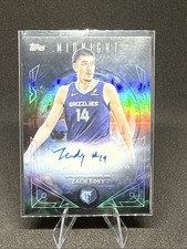 2025-26 Topps Midnight Auto - Zach Edey (Midnight Sun)