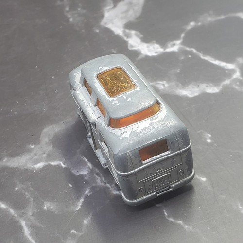 Vintage England Lesney Matchbox No 34 VW Volkswagen Camper Van Silver Diecast - Picture 3 of 7