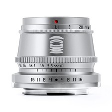 TTArtisan 35mm f 1.4 C Fujifilm X Mount Prime Lens   Standard Manual Silver