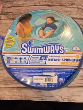SwimWays Infant Springfloat Sun Canopy Swim Step 1 3-9 Months SPF 50+ NEW(shelf)