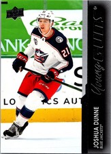 2021-22 Upper Deck Series 1 - Young Guns Joshua Dunne #218 (RC)