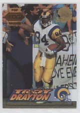 1994 Collector's Edge Pop Warner Bronze 22K Gold Helmet Troy Drayton #108 07rd