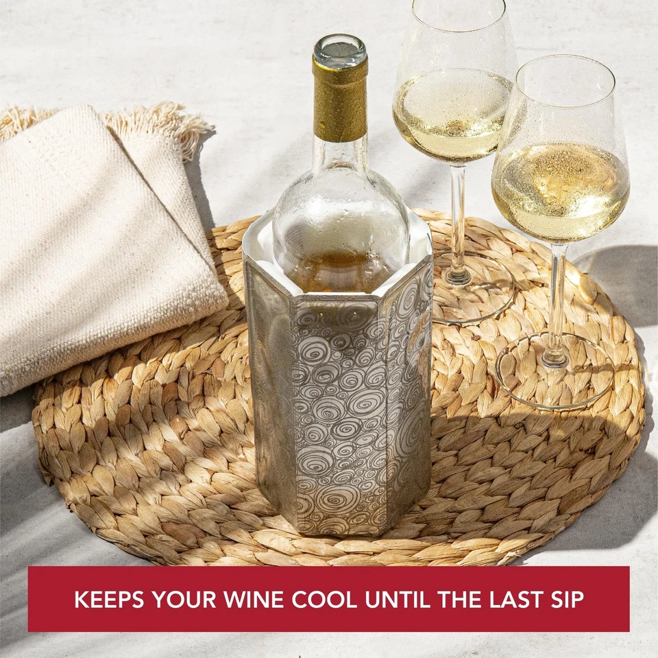 Vacu Vin Active Wine Cooler - Flexible Insulated Chiller For Standard Size Bo... - Image 4 of 4