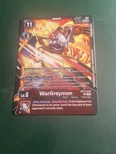 WarGreymon BT17-015 R Digimon CCG | Secret Crisis NM