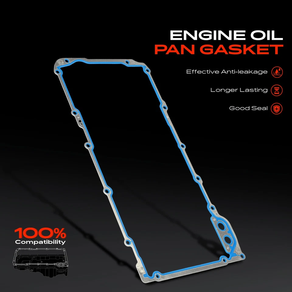 Junta de cárter de aceite de motor para Chevy Silverado 1500 2500 Impala Tahoe Camaro Colorado Foto 4 de 4