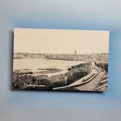 Bangor Co Down Postkarte um 1910 Irland Skyline Panorama
