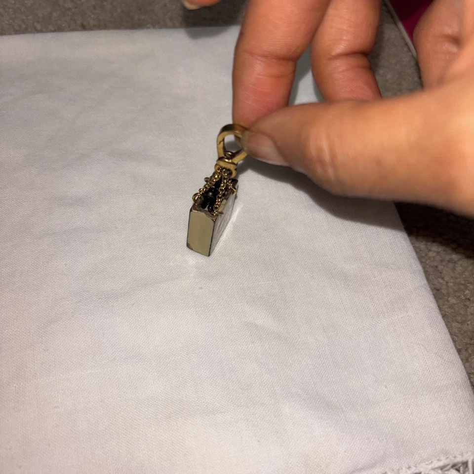 Bolso de compras vintage Juicy Couture Charm Scottie Dog pequeño marrón Foto 3 de 4