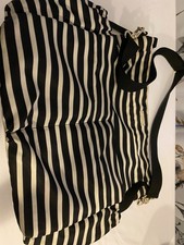 Black And White Striped Kate Spade Large Diaper Bag