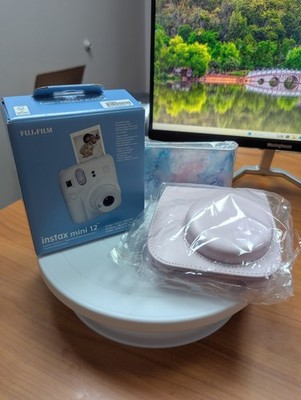 Fujifilm instax mini 12 Instant Camera - Clay White