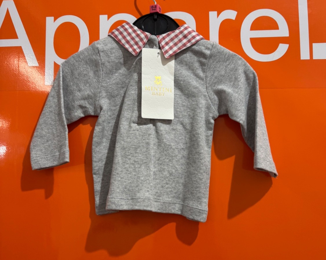 🔥Mintini Baby Panda Jumper With Collar, Christmas, Age 3 Months, sf image 3
